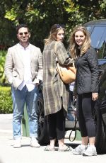 Pregnant KATHERINE SCHWARZENEGGER Out with Her Mother MARIA, Sister CHRISTINA and Brother Patrick 04/06/2022
