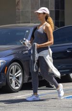 Pregnant LEONA LEWIS at a Gym in Los Angeles 04/18/2022