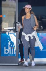 Pregnant LEONA LEWIS at a Gym in Los Angeles 04/18/2022