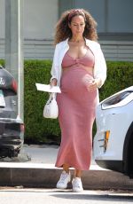 Pregnant LEONA LEWIS Out in Los Angeles 04/21/2022