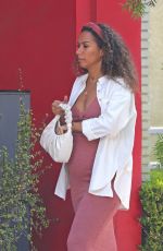 Pregnant LEONA LEWIS Out in Los Angeles 04/21/2022