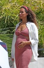 Pregnant LEONA LEWIS Out in Los Angeles 04/21/2022
