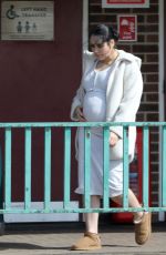 Pregnant MARNIE SIMPSON and Casey Cody Johnson at Hertfordshire Zoo Paradise Wildlife Park 04/07/2022