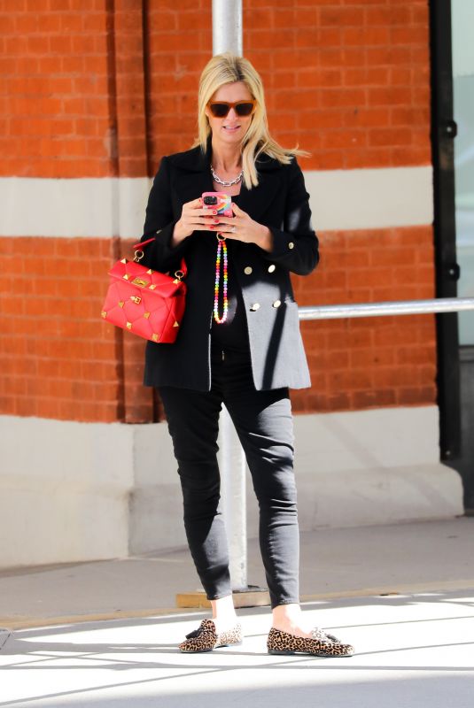 Pregnant NICKY HILTON Out in New York 04/24/2022