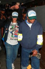 Pregnant RIHANNA and ASAP Rocky at Craig