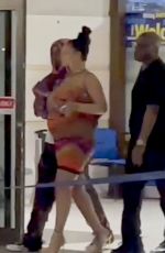 Pregnant RIHANNA at Airport in Barbados 04/16/2022