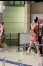 Pregnant RIHANNA at Airport in Barbados 04/16/2022