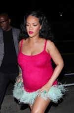 Pregnant RIHANNA at Giorgio Baldi in Santa Monica 04/03/2022