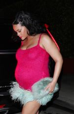 Pregnant RIHANNA at Giorgio Baldi in Santa Monica 04/03/2022