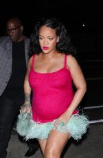 Pregnant RIHANNA at Giorgio Baldi in Santa Monica 04/03/2022