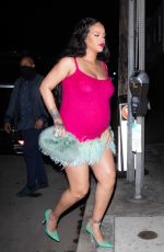 Pregnant RIHANNA at Giorgio Baldi in Santa Monica 04/03/2022