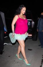 Pregnant RIHANNA at Giorgio Baldi in Santa Monica 04/03/2022