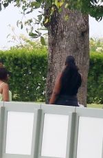 Pregnant RIHANNA in Bikini on Holiday in Barbados 04/18/2022