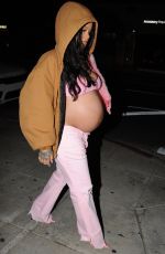 Pregnant RIHANNA Leaves Nice Guy in Los Angeles 04/11/2022