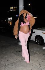 Pregnant RIHANNA Leaves Nice Guy in Los Angeles 04/11/2022