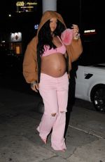 Pregnant RIHANNA Leaves Nice Guy in Los Angeles 04/11/2022