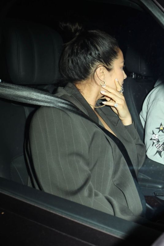 Pregnant SHAY MITCHELL Out for Dinner in Beverly Hills 04/03/2022