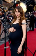 Pregnant TUPPENCE MIDDLETON at Downton Abbey: A New Era Premiere in London 04/25/2022