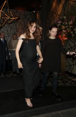 Pregnant TUPPENCE MIDDLETON Leaves Downton Abbey: A New Era Premiere Afterparty in London 04/25/2022