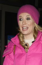 RACHEL RILEY Leaves Countdown Studios in Salford 04/04/2022
