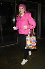 RACHEL RILEY Leaves Countdown Studios in Salford 04/04/2022