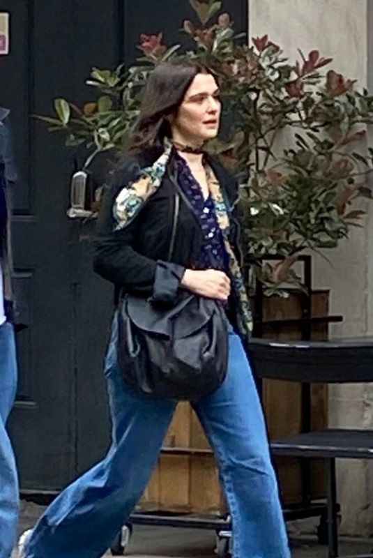 RACHEL WEISZ Out and About in London 04/15/2022