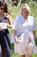 REBEL WILSON on the Set of Her New Project in Studio City 04/08/2022