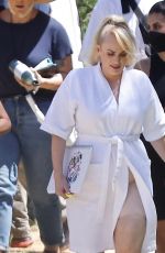 REBEL WILSON on the Set of Her New Project in Studio City 04/08/2022