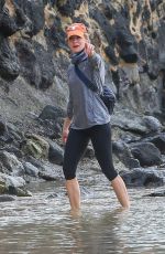 RENEE ZELLWEGER Out at a Beach in Hawaii 04/02/2022