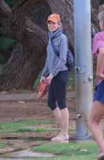 RENEE ZELLWEGER Out at a Beach in Hawaii 04/02/2022