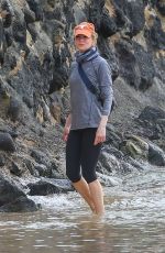 RENEE ZELLWEGER Out at a Beach in Hawaii 04/02/2022