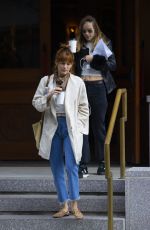 RILEY KEOUGH and SUKI WATERHOUSE on the Set of Daisy Jones & The Six in New Orleans 04/12/2022