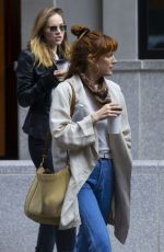 RILEY KEOUGH and SUKI WATERHOUSE on the Set of Daisy Jones & The Six in New Orleans 04/12/2022