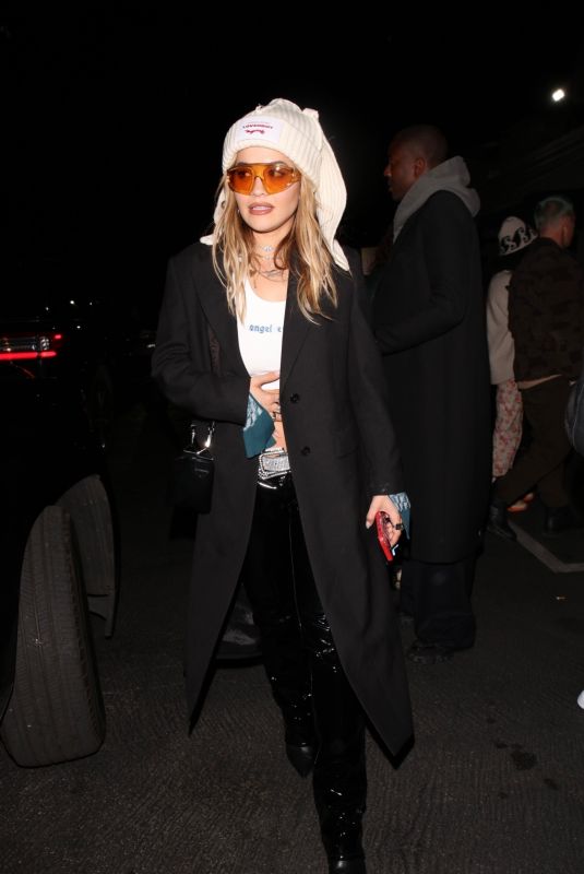 RITA ORA Arrives at Mike Dean and Jeff Bhasker