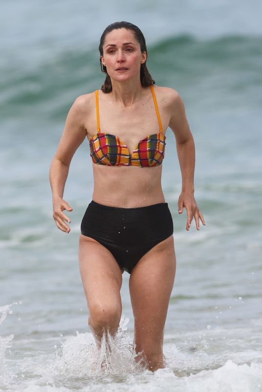 ROSE BYRNE in Bikini at a Beach in Sydney 04/17/2022