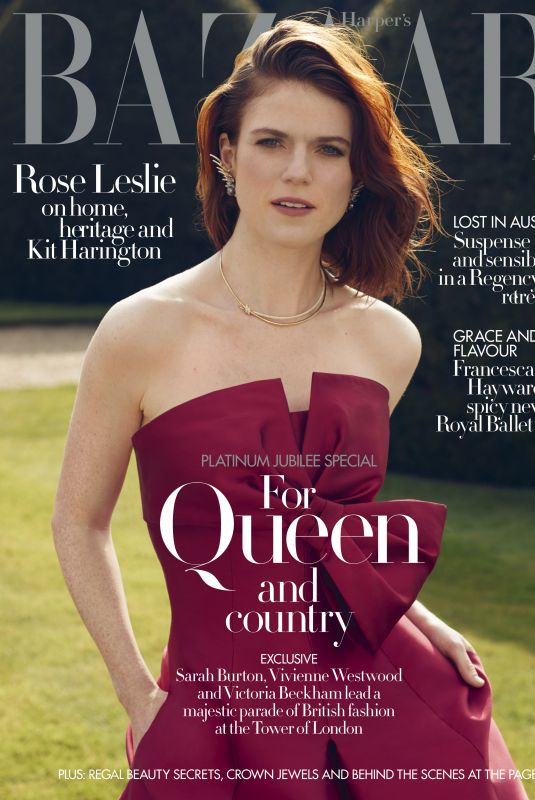 ROSE LESLIE for Harper