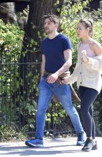 ROXANNE MCKEE Out with Her Boyfriend in London 04/20/2022