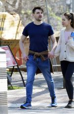 ROXANNE MCKEE Out with Her Boyfriend in London 04/20/2022