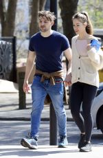 ROXANNE MCKEE Out with Her Boyfriend in London 04/20/2022