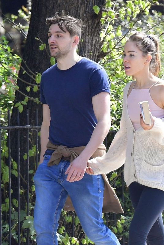 ROXANNE MCKEE Out with Her Boyfriend in London 04/20/2022