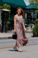RUMER WILLIS at Urth Caffe in West Hollywood 04/28/2022