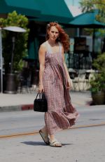 RUMER WILLIS at Urth Caffe in West Hollywood 04/28/2022