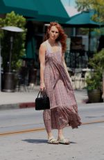 RUMER WILLIS at Urth Caffe in West Hollywood 04/28/2022
