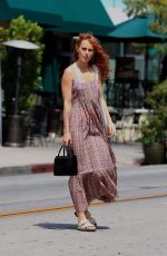 RUMER WILLIS at Urth Caffe in West Hollywood 04/28/2022
