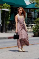 RUMER WILLIS at Urth Caffe in West Hollywood 04/28/2022