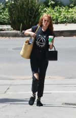 RUMER WILLIS Out Visits a Friend in Los Angeles 04/26/2022
