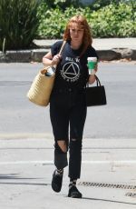 RUMER WILLIS Out Visits a Friend in Los Angeles 04/26/2022