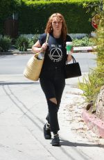 RUMER WILLIS Out Visits a Friend in Los Angeles 04/26/2022