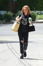 RUMER WILLIS Out Visits a Friend in Los Angeles 04/26/2022