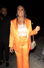 SABRINA GREENLEE Arrives to Her Birthday Dinner in West Hollywood 04/12/2022